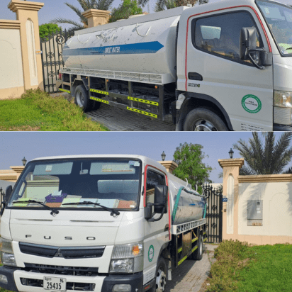 sweet water tanker services in Dubai